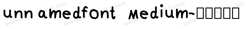 unnamedfont Medium字体转换